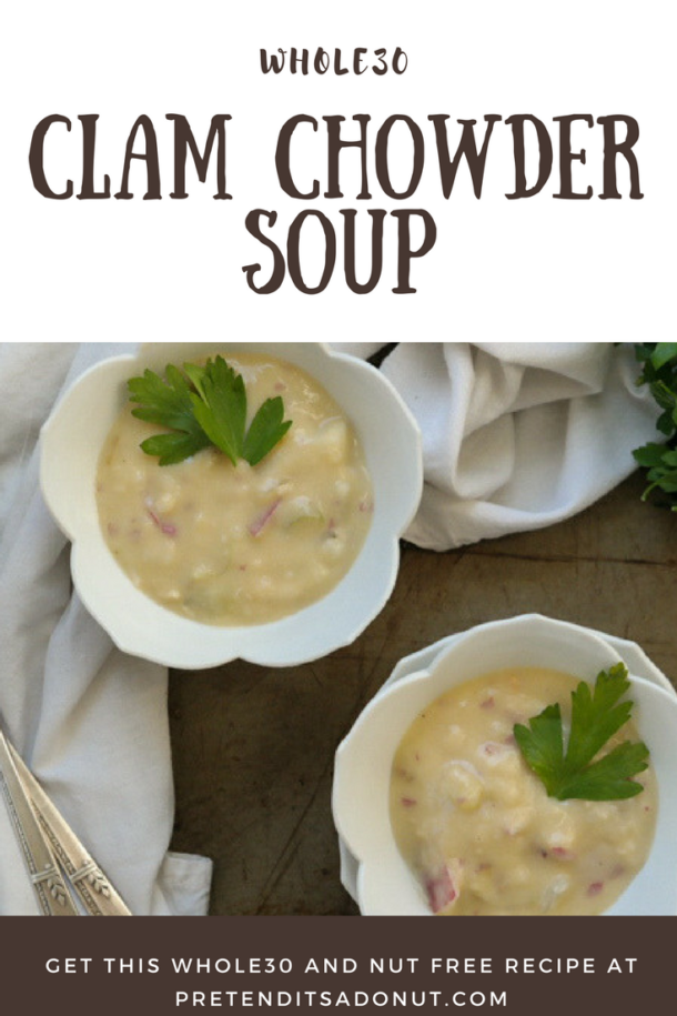 CLAM CHOWDER SOUP - Pretend it's a Donut