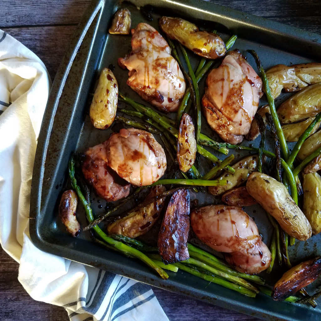 Sheet Pan Balsamic Chicken