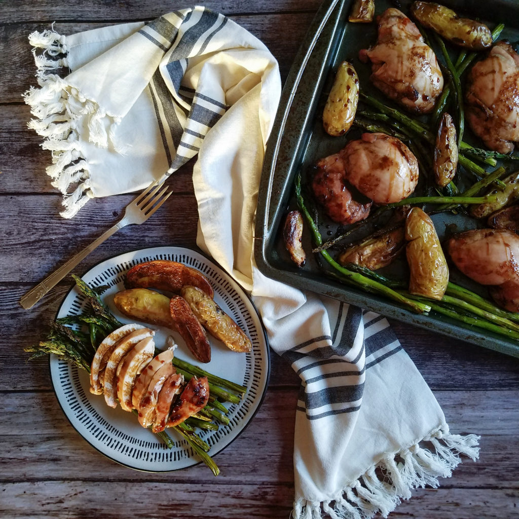 Sheet Pan Balsamic Chicken