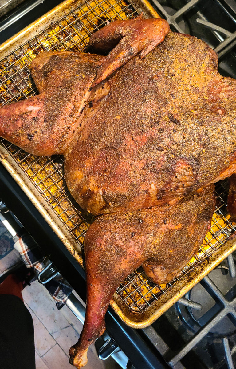 Smoked Spatchcock Turkey Mallize